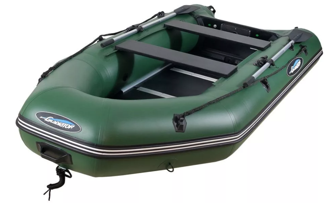 МОТОРНО-ГРЕБНАЯ ЛОДКА ПВХ GLADIATOR А 340 ТК С ФАНЕРНЫМ ПОЛОМ в Ярославле