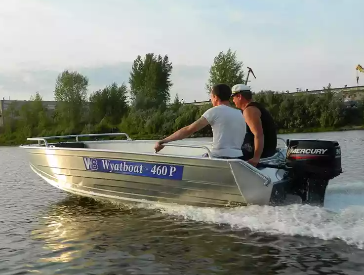 Алюминиевая лодка Wyatboat-460 P в Ярославле
