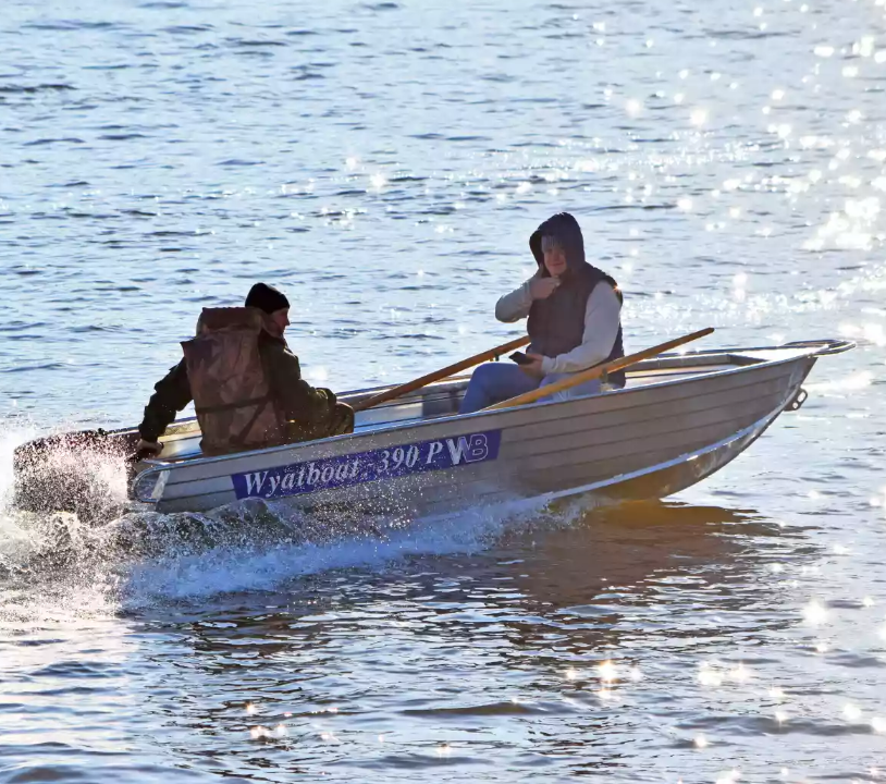 Алюминиевая лодка Wyatboat-390 P в Ярославле