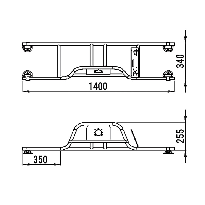 Стойка рулевая с бортовым креплением малая в Ярославле