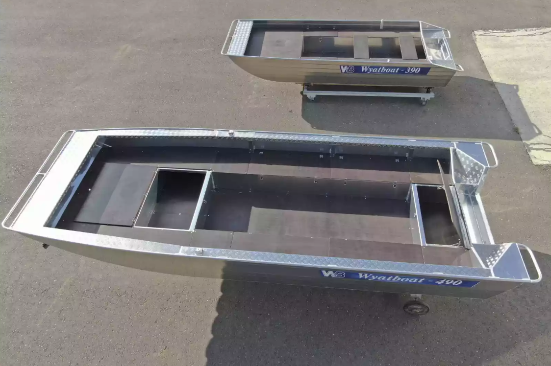 Алюминиевая лодка Wyatboat-490 Jonboat в Ярославле