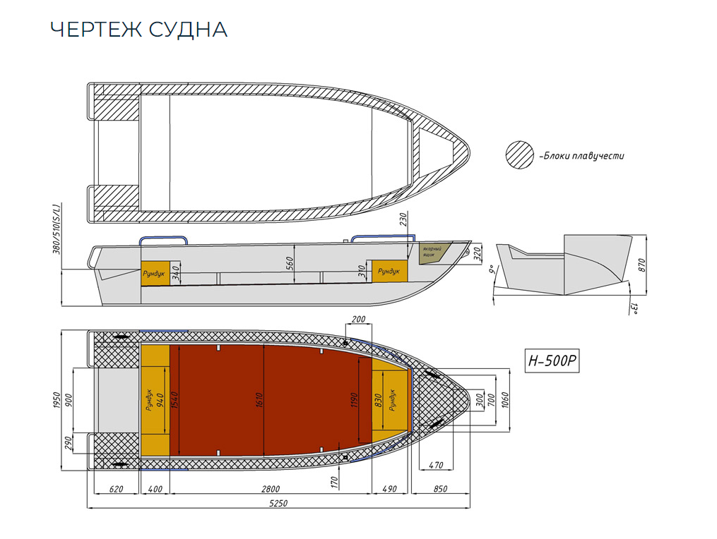 Алюминиевая лодка Неман-500 P в Ярославле