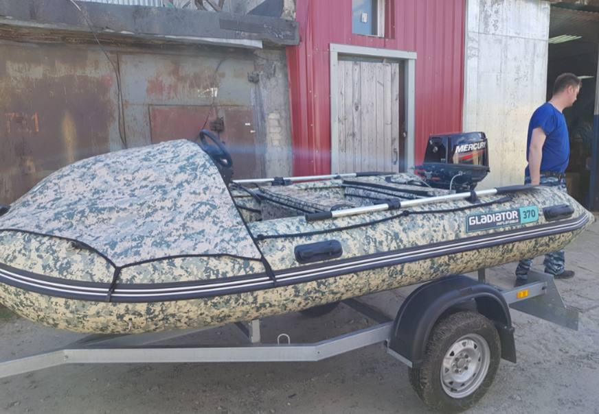 НАДУВНАЯ ЛОДКА GLADIATOR C370AL в Ярославле