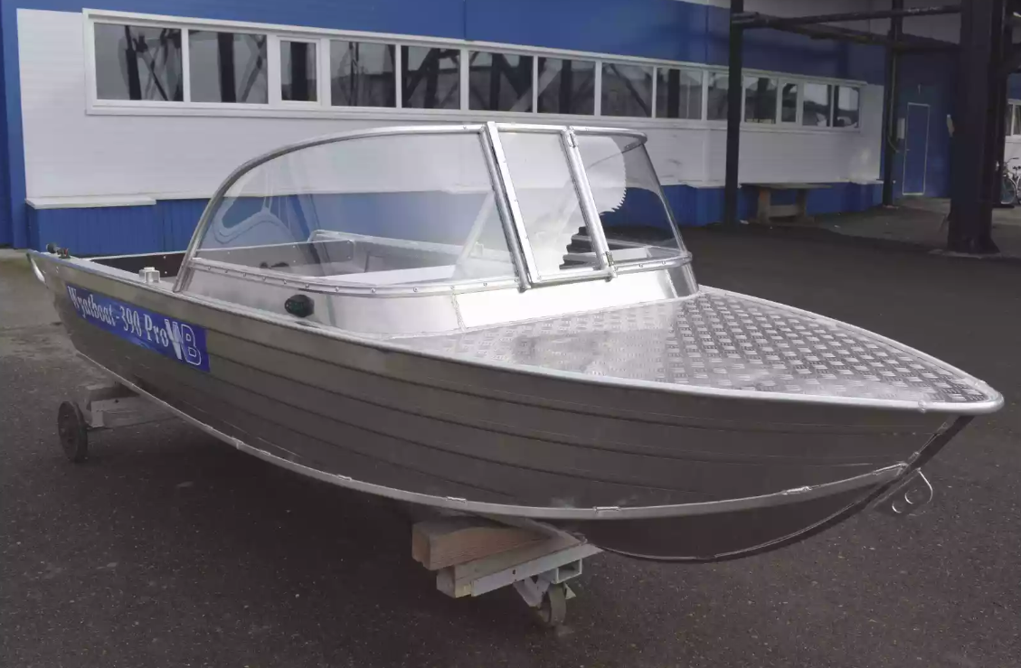 Алюминиевая лодка Wyatboat-390 Pro в Ярославле