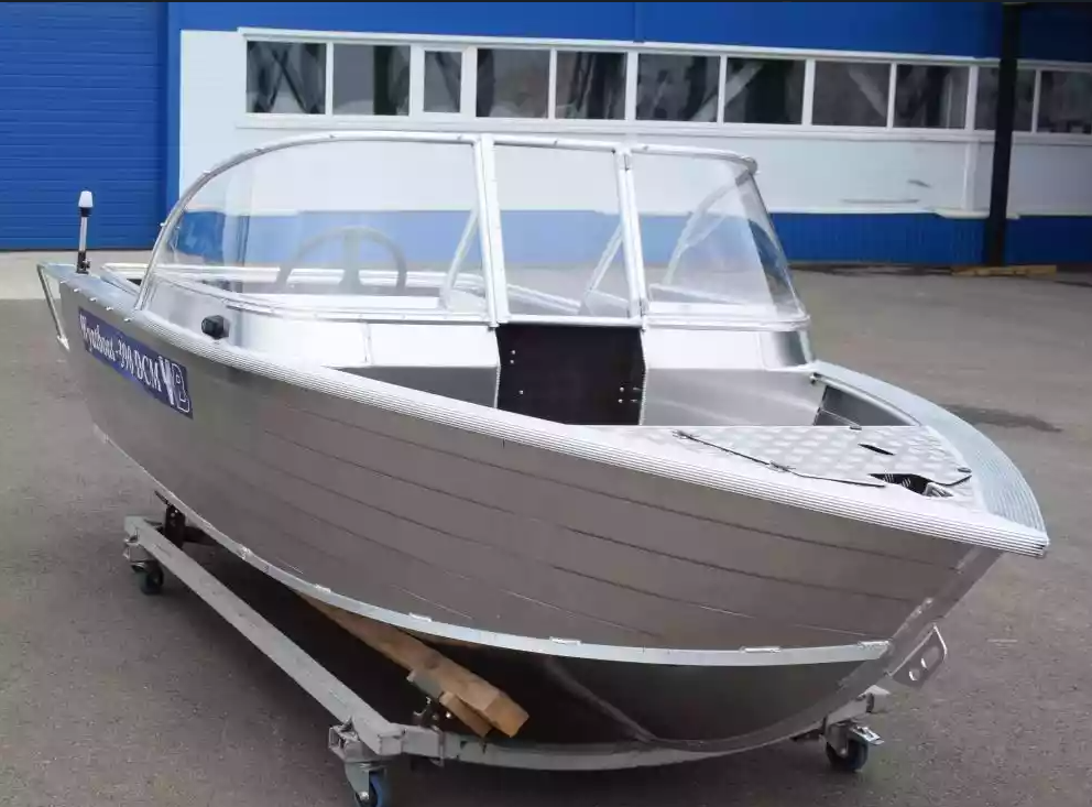 Алюминиевая лодка Wyatboat-390 DCM Увеличенный борт в Ярославле