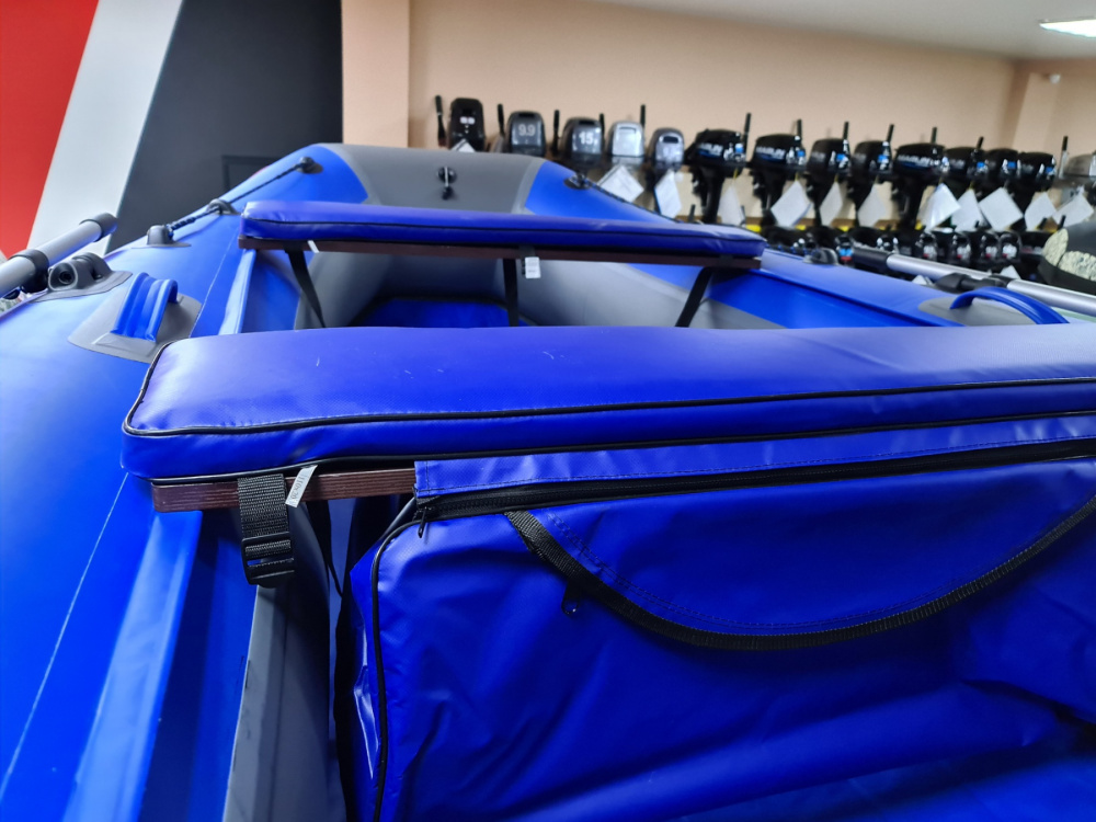 КОМПЛЕКТ МЯГКИХ НАКЛАДОК С СУМКОЙ ДЛЯ ЛОДОК 90Х20 СИНИЙ в Ярославле