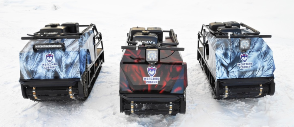 Мотобуксировщик Irondog (Железная собака) M500 20  Камуфляж Охотник в Ярославле