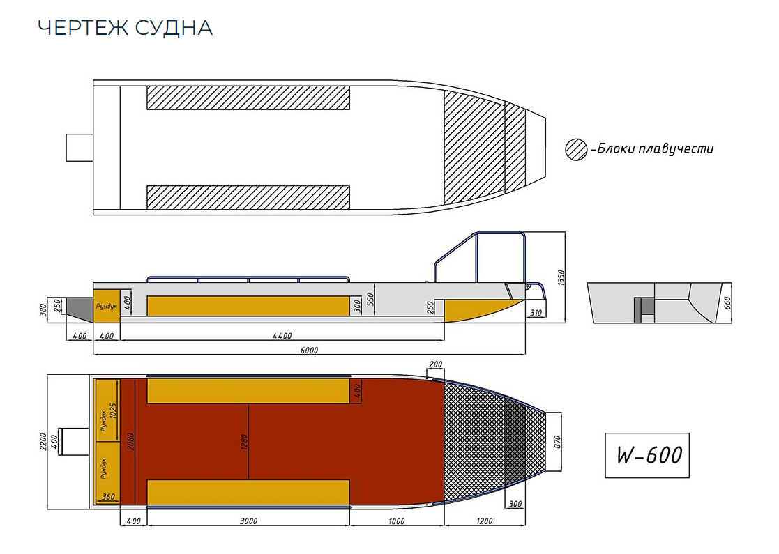 Алюминиевая лодка Wyatboat-600 в Ярославле