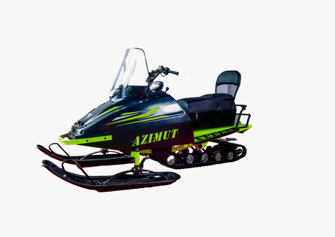 Миниснегоход Бурлак Азимут 20 л.с. , эл.запуск, реверс, тормоз гидравл, капот черный в Ярославле