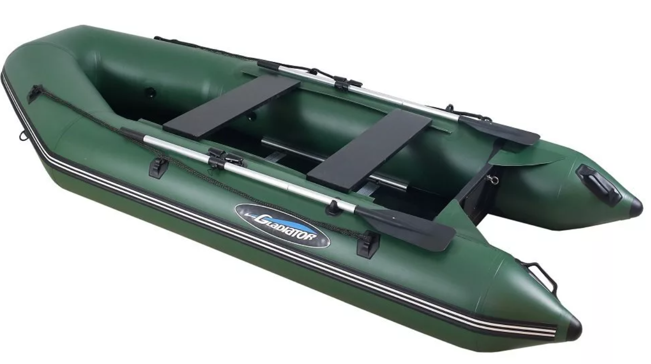 МОТОРНО-ГРЕБНАЯ ЛОДКА ПВХ GLADIATOR A 280 ТК С ФАНЕРНЫМ ДНОМ в Ярославле