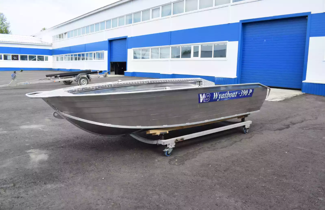 Алюминиевая лодка Wyatboat-390Р Увеличенный борт в Ярославле