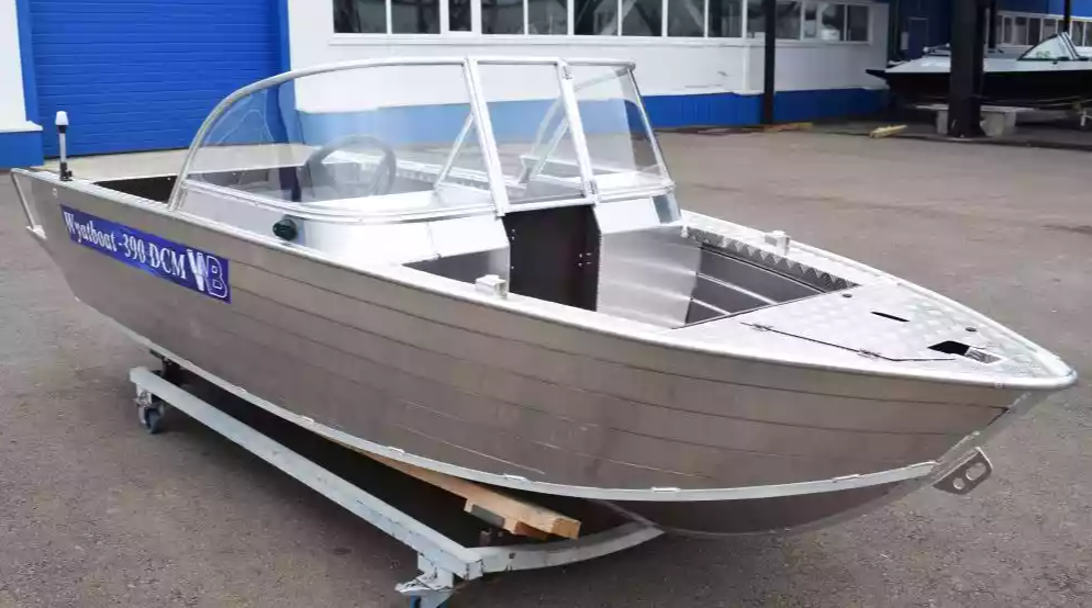 Алюминиевая лодка Wyatboat-390 DCM Увеличенный борт в Ярославле