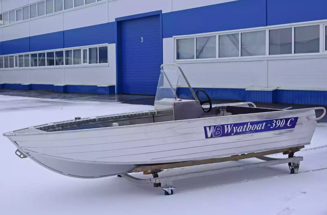 Алюминиевая лодка Wyatboat-390 C в Ярославле