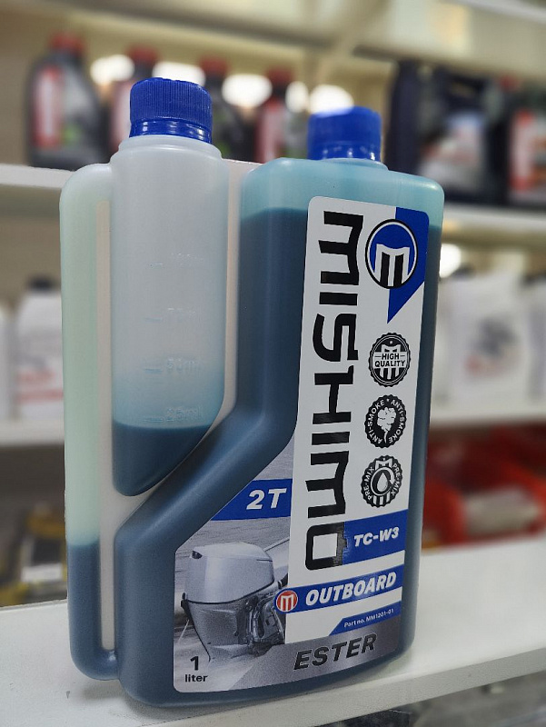 Масло MISHIMO 2T OUTBOARD (ESTER) полусинтетика 1 л в Ярославле