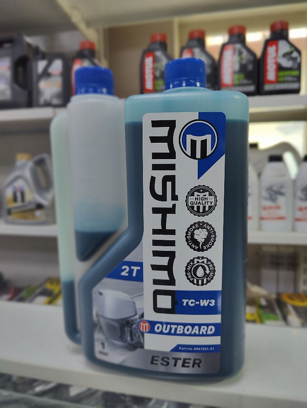 Масло MISHIMO 2T OUTBOARD (ESTER) полусинтетика 1 л в Ярославле