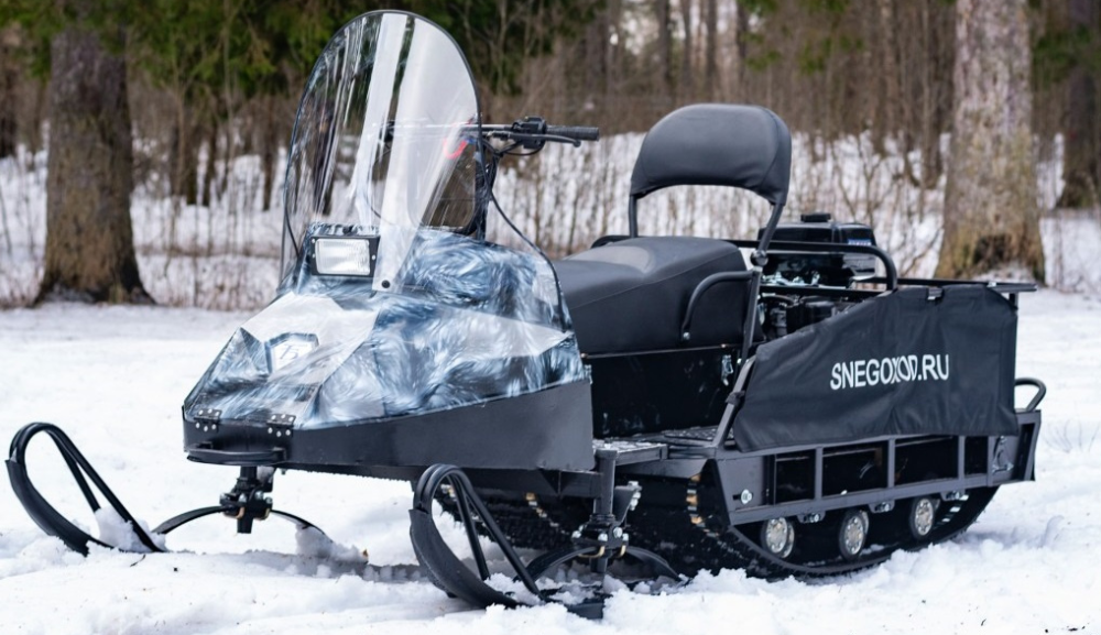 Миниснегоход Бурлак Егерь Экспедитор 15 л.с. , реверс, тормоз, капот белый в Ярославле