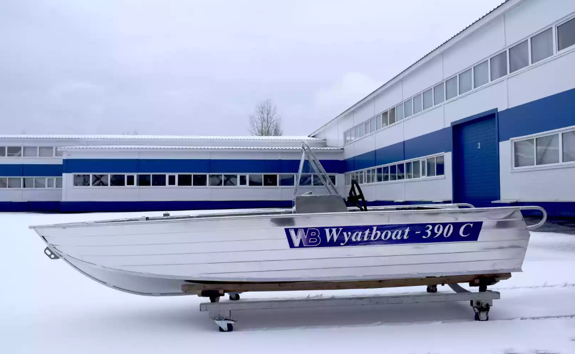 Алюминиевая лодка Wyatboat-390 C в Ярославле