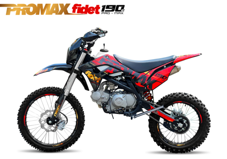 Мотоцикл (питбайк) PROMAX FIDET (ФАЙДЕТ) 190E MAX PRO LUX 19/16 в Ярославле