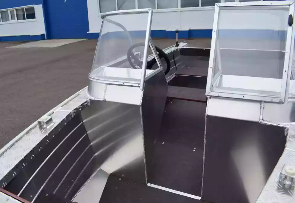 Алюминиевая лодка Wyatboat-390 DCM Увеличенный борт в Ярославле