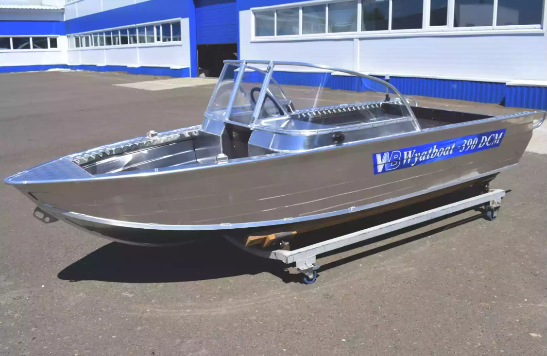 Алюминиевая лодка Wyatboat-390 DCM в Ярославле
