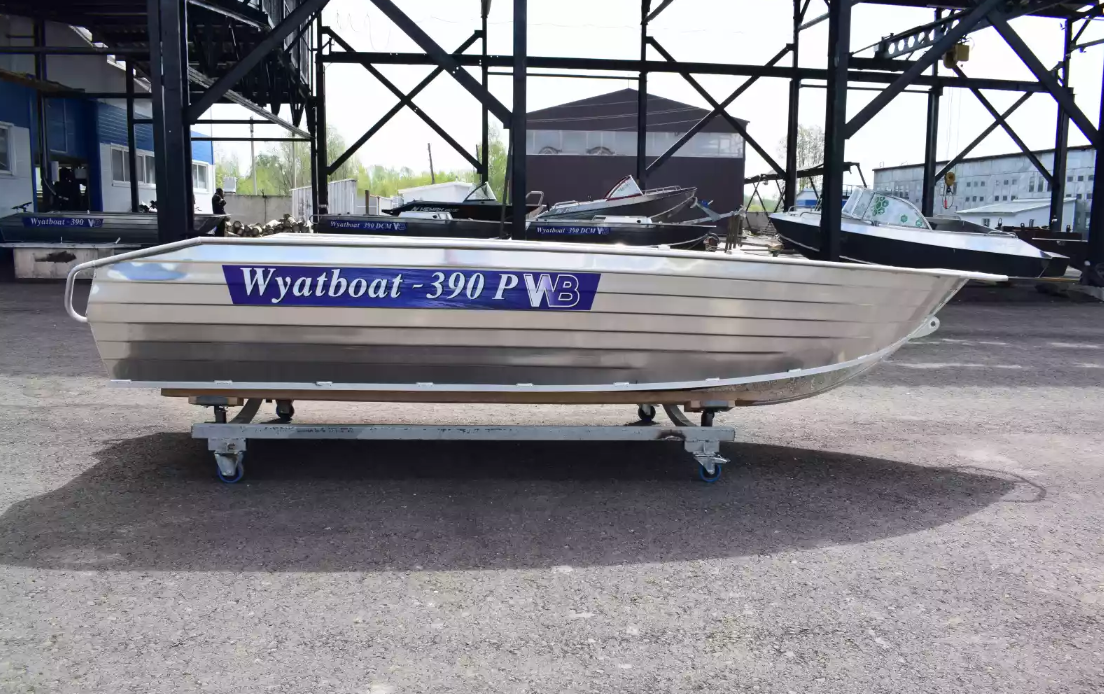 Алюминиевая лодка Wyatboat-390Р Увеличенный борт в Ярославле