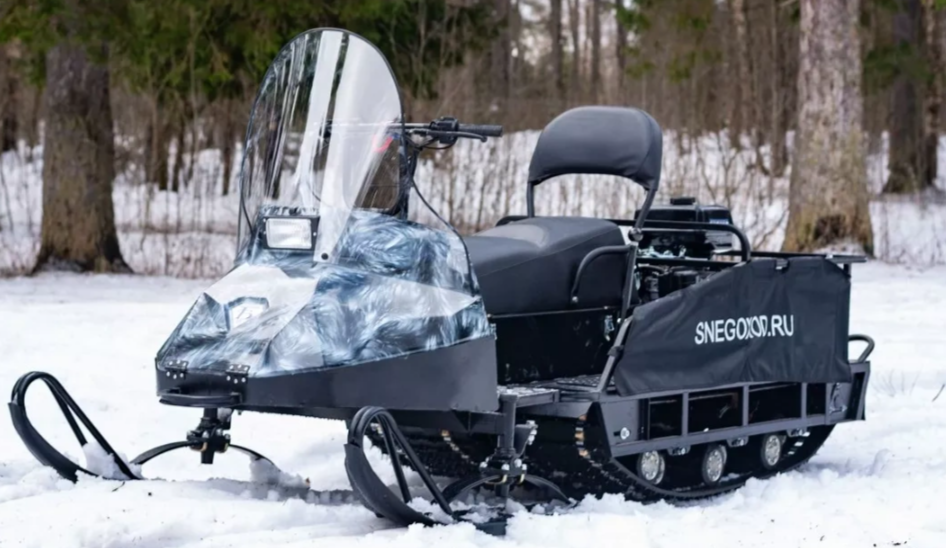 Миниснегоход Егерь Экспедитор 20 л.с. , реверс, тормоз, капот белый в Ярославле
