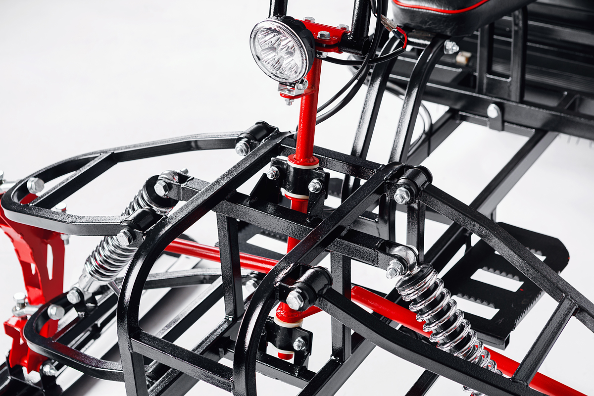 Лыжный модуль IKUDZO с подогревом ручек пластиковые лыжи в Ярославле