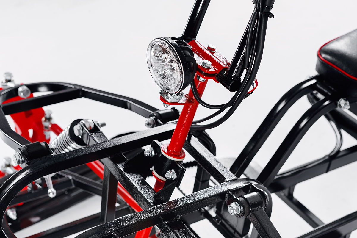 Лыжный модуль IKUDZO с подогревом ручек пластиковые лыжи в Ярославле