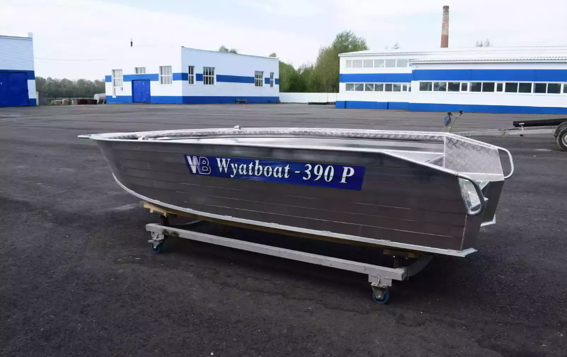 Алюминиевая лодка Wyatboat-390Р Увеличенный борт в Ярославле
