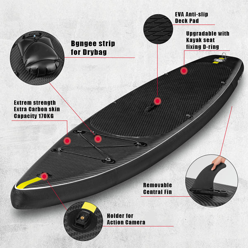 SUP (САП) ДОСКА MISHIMO CARBON DARKSIDE 11’ (335СМ) в Ярославле