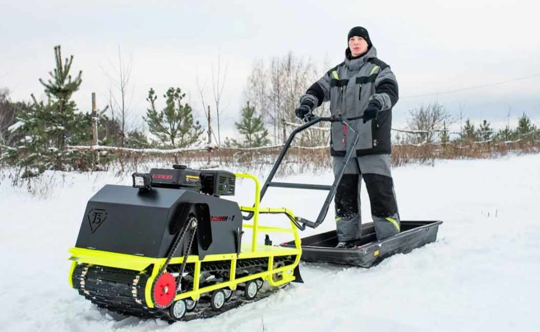 Мотобуксировщик Бурлак ХОЗЯИН-1 (капот металл) в Ярославле