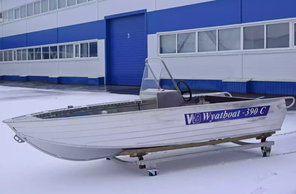 Алюминиевая лодка Wyatboat-390 C в Ярославле