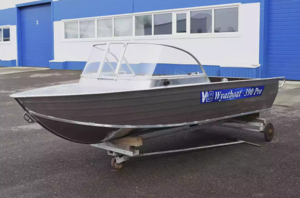 Алюминиевая лодка Wyatboat-390 Pro в Ярославле