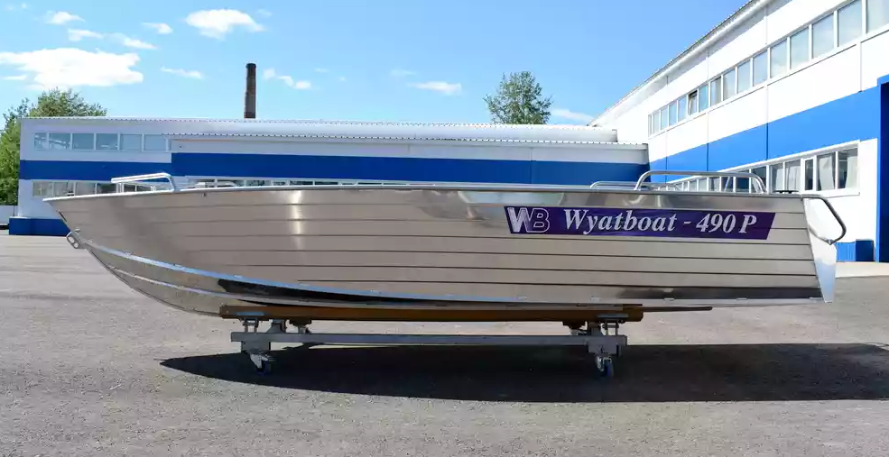 Алюминиевая лодка Wyatboat-490 P в Ярославле