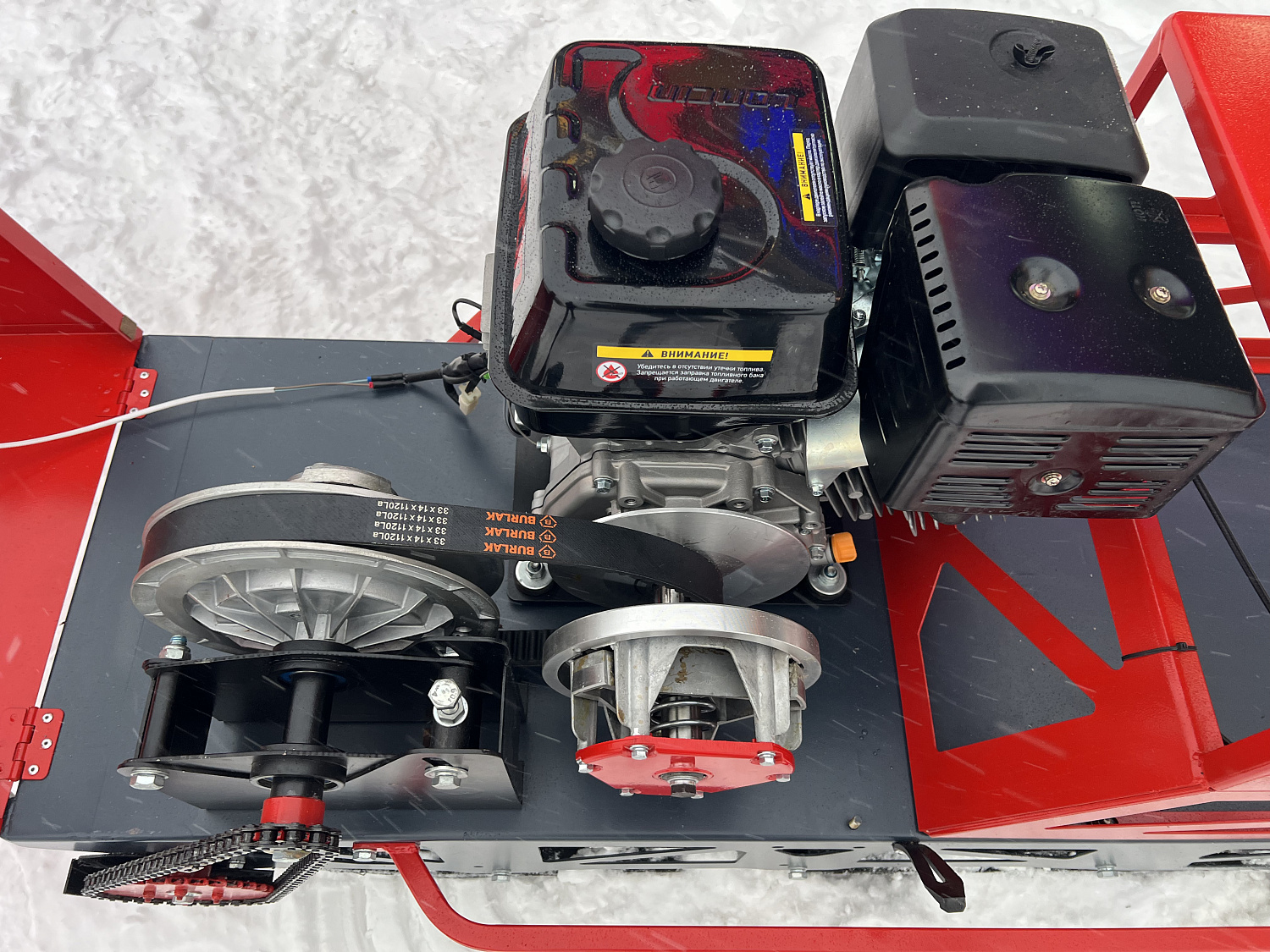 Мотобуксировщик EX-MOTO SNOWDOG S500 15л.с в Ярославле