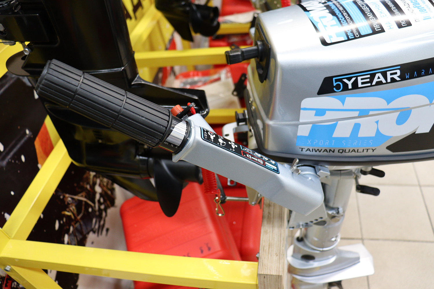 Лодочный мотор PROMAX SP5FHS (внешний бак 12 л) в Ярославле