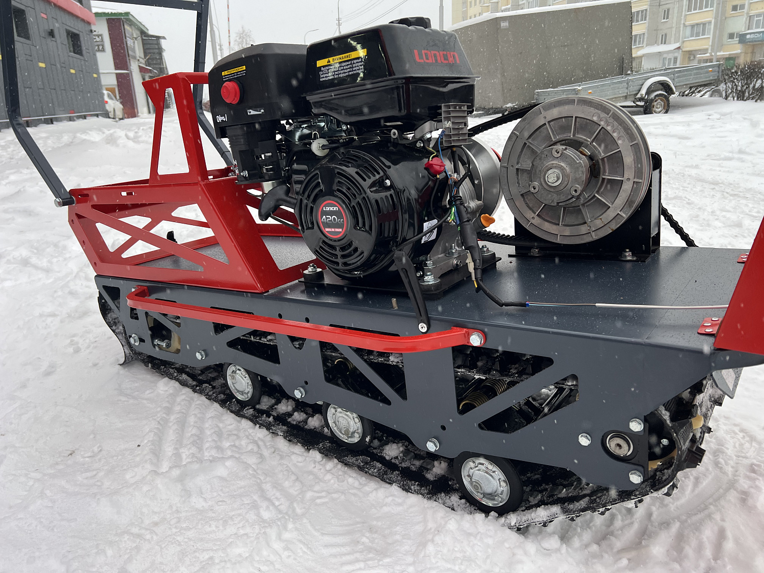 Мотобуксировщик EX-MOTO SNOWDOG S500 15л.с в Ярославле