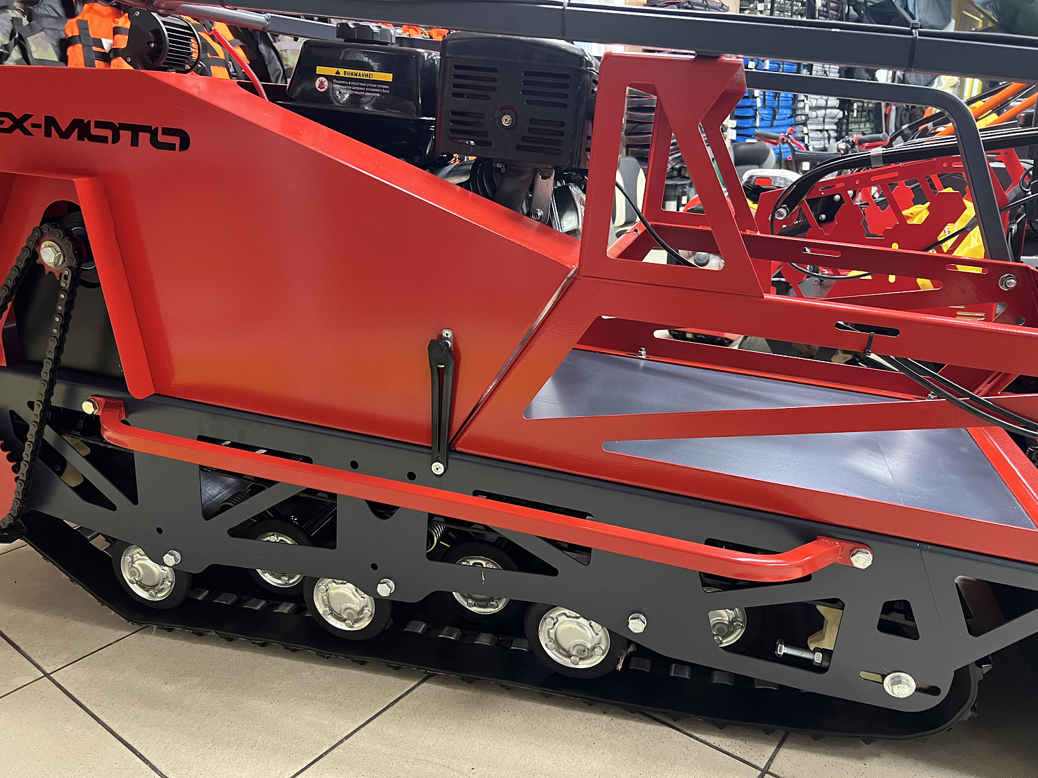 Мотобуксировщик EX-MOTO SNOWDOG S500 15л.с в Ярославле