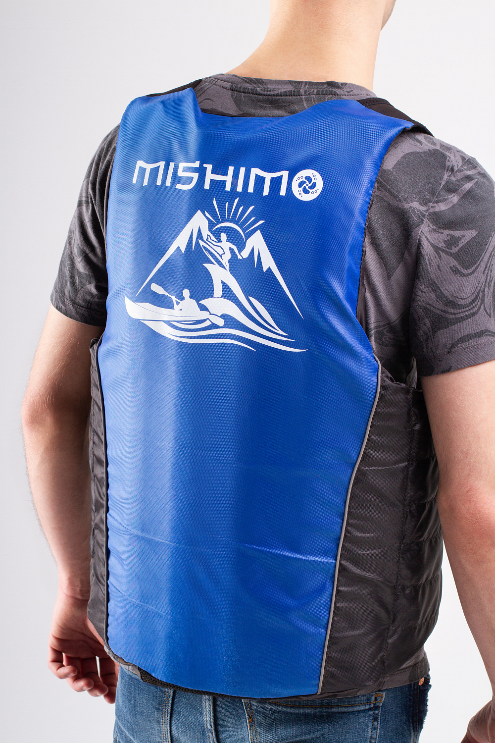 Жилет спасательный MISHIMO PRO Премиум качества Черно-синий в Ярославле